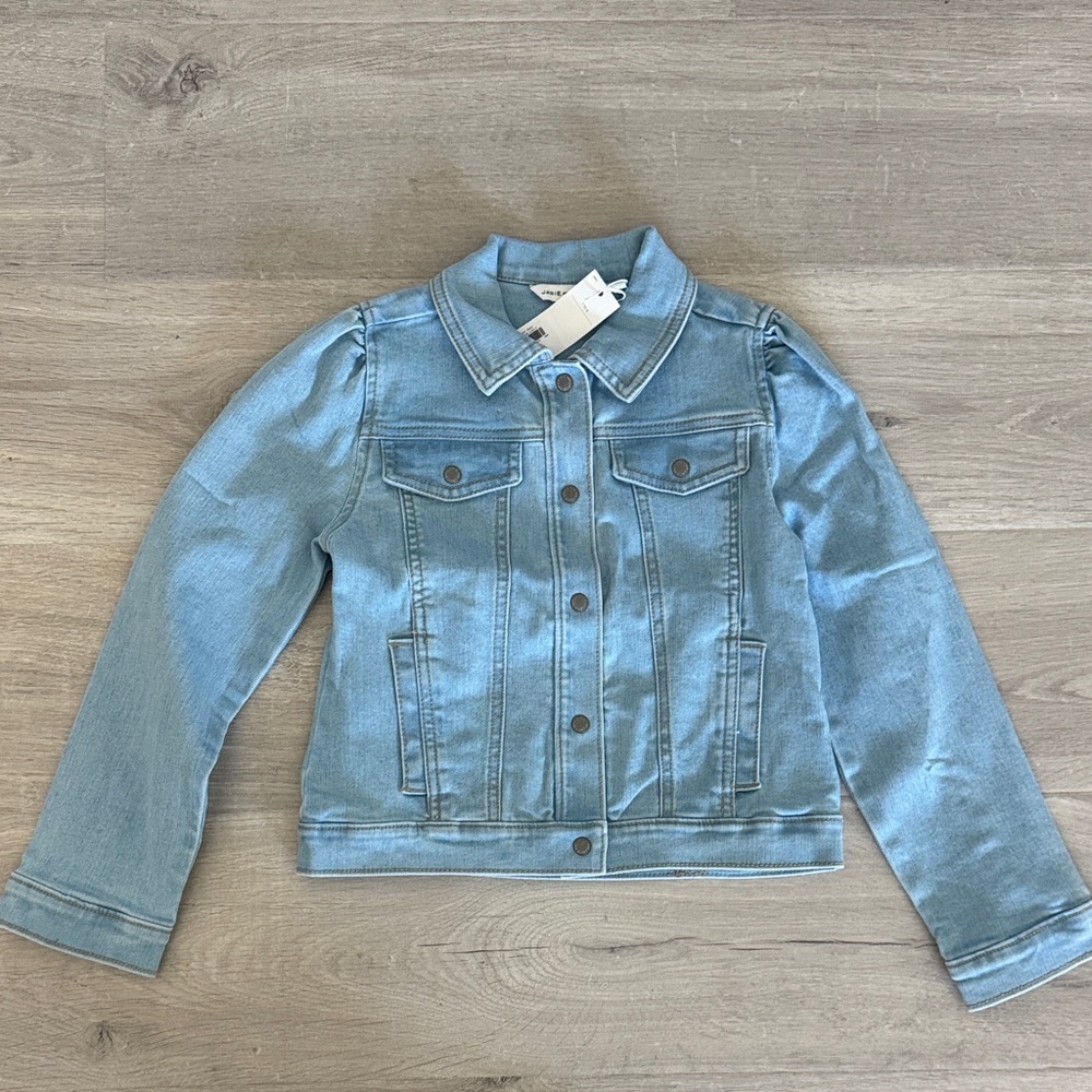 Janie and Jack Kids Denim Jacket heart